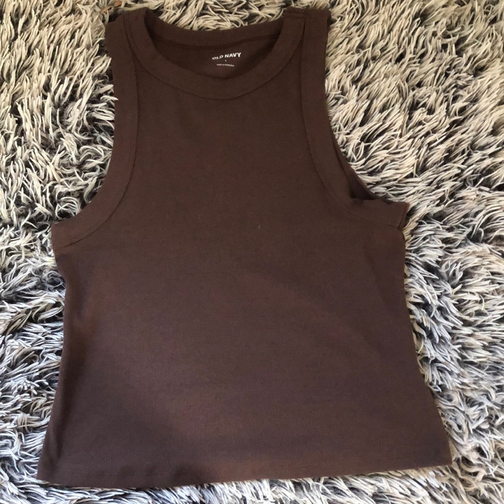 Old Navy shirt never worn different color large tank tops